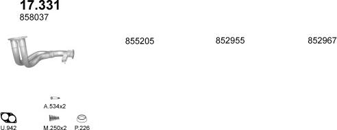 Polmo POLMO90046 - Échappement droxauto.com