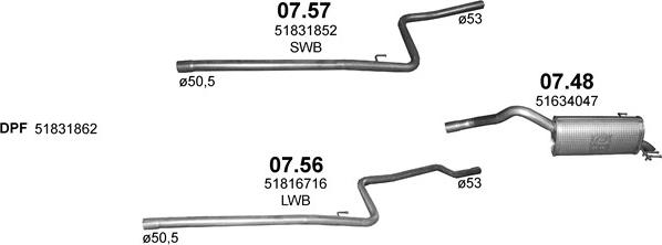 Polmo POLMO40010 - Échappement droxauto.com