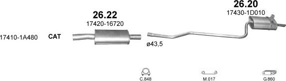 Polmo POLMO05139 - Échappement droxauto.com