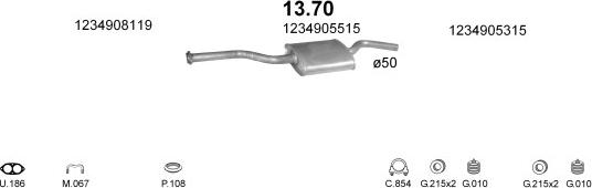 Polmo POLMO05285 - Échappement droxauto.com