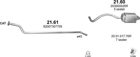 Polmo POLMO00929 - Échappement droxauto.com