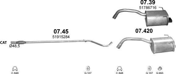 Polmo POLMO00633 - Échappement droxauto.com