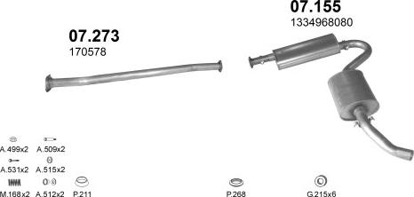 Polmo POLMO00627 - Échappement droxauto.com