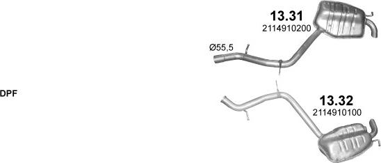 Polmo POLMO00010 - Échappement droxauto.com