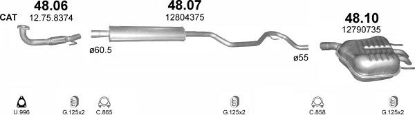 Polmo POLMO00109 - Échappement droxauto.com