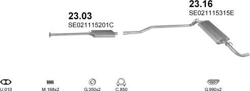 Polmo POLMO00883 - Échappement droxauto.com