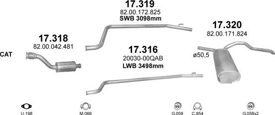 Polmo POLMO00305 - Échappement droxauto.com