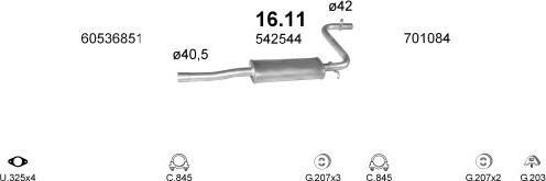 Polmo POLMO00261 - Échappement droxauto.com