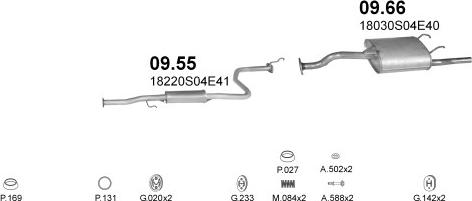Polmo POLMO00217 - Échappement droxauto.com