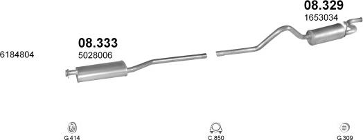Polmo POLMO00708 - Échappement droxauto.com