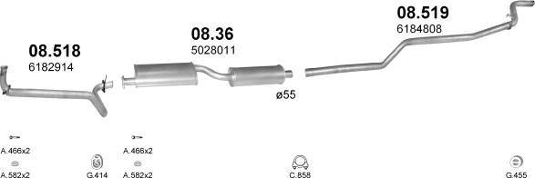 Polmo POLMO00711 - Échappement droxauto.com