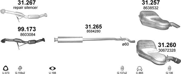 Polmo POLMO01943 - Échappement droxauto.com