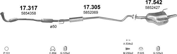 Polmo POLMO01058 - Échappement droxauto.com