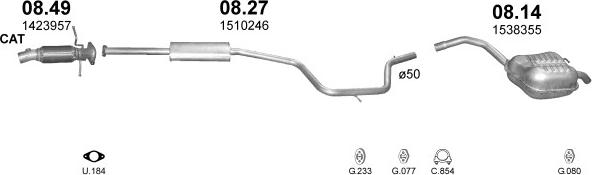 Polmo POLMO01110 - Échappement droxauto.com