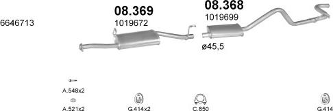 Polmo POLMO03743 - Échappement droxauto.com