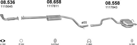 Polmo POLMO30143 - Échappement droxauto.com