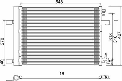 PowerMax 7110590 - Condensateur, climatisation droxauto.com