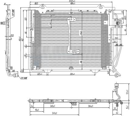PowerMax 7110511 - Condensateur, climatisation droxauto.com