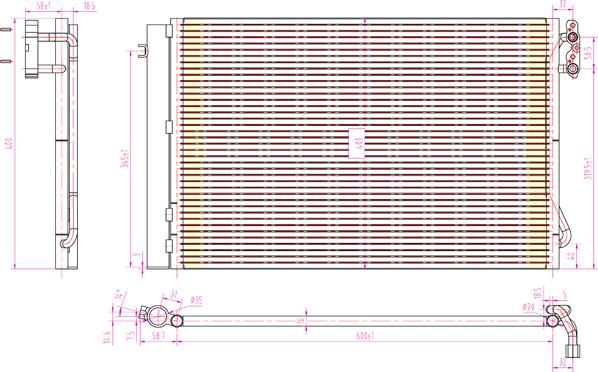 PowerMax 7110321 - Condensateur, climatisation droxauto.com
