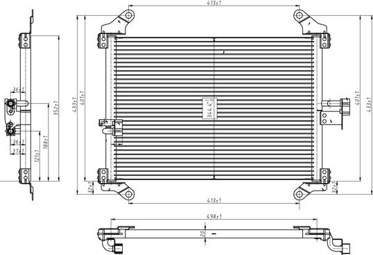 PowerMax 7110242 - Condensateur, climatisation droxauto.com
