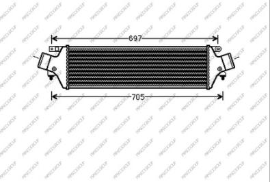 Prasco AA344N001 - Intercooler, échangeur droxauto.com