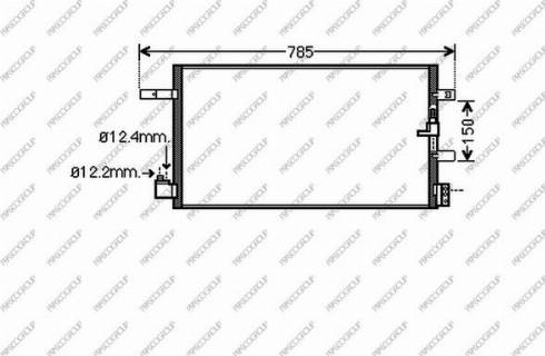 Prasco AD024C003 - Condensateur, climatisation droxauto.com