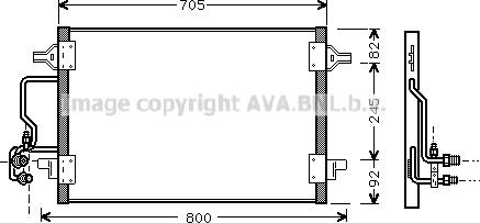 Prasco AI5175 - Condensateur, climatisation droxauto.com
