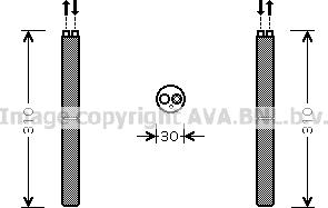 Prasco ALD098 - Filtre déshydratant, climatisation droxauto.com