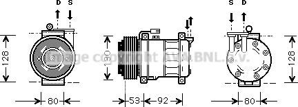 Prasco ALK009 - Compresseur, climatisation droxauto.com