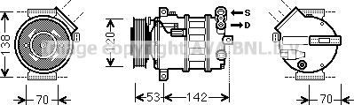 Prasco ALK143 - Compresseur, climatisation droxauto.com