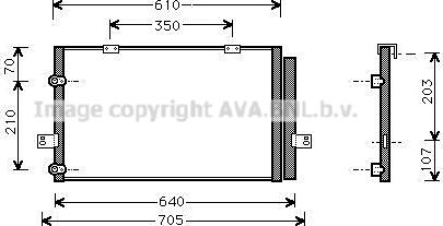 Prasco AU5078D - Condensateur, climatisation droxauto.com