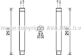 Prasco BWD445 - Filtre déshydratant, climatisation droxauto.com