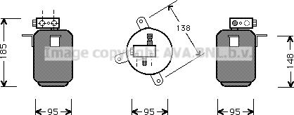 Prasco BWD001 - Filtre déshydratant, climatisation droxauto.com