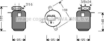 Prasco BWD028 - Filtre déshydratant, climatisation droxauto.com