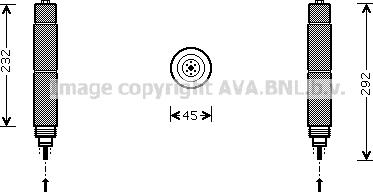 Prasco BWD078 - Filtre déshydratant, climatisation droxauto.com