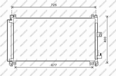 Prasco CI523C004 - Condensateur, climatisation droxauto.com