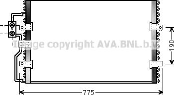 Prasco CN5093 - Condensateur, climatisation droxauto.com