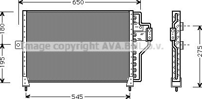 Prasco CR5013 - Condensateur, climatisation droxauto.com