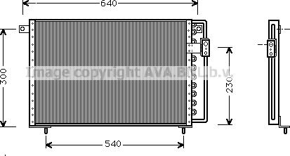 Prasco CR5036 - Condensateur, climatisation droxauto.com