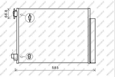 Prasco DA226C001 - Condensateur, climatisation droxauto.com