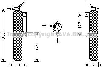 Prasco FDD390 - Filtre déshydratant, climatisation droxauto.com