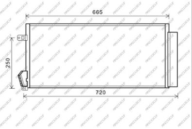 Prasco FT910C001 - Condensateur, climatisation droxauto.com