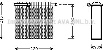 Prasco FTV104 - Évaporateur climatisation droxauto.com