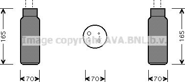 Prasco HDD115 - Filtre déshydratant, climatisation droxauto.com