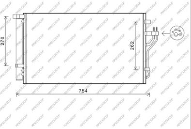 Prasco HN804C001 - Condensateur, climatisation droxauto.com
