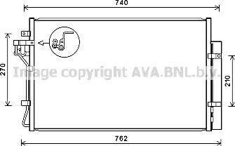 Prasco HY5432D - Condensateur, climatisation droxauto.com