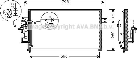 Prasco HY5059 - Condensateur, climatisation droxauto.com
