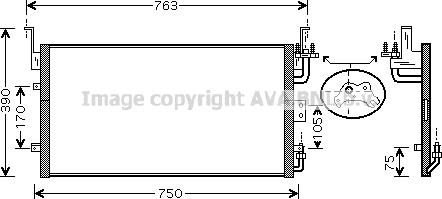 Prasco HY5083 - Condensateur, climatisation droxauto.com