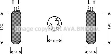 Prasco HYD080 - Filtre déshydratant, climatisation droxauto.com