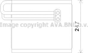 Prasco HYV370 - Évaporateur climatisation droxauto.com